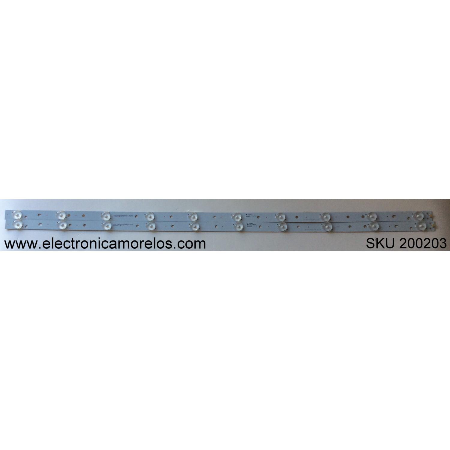 KIT DE LED PARA TV / SCEPTRE V400HJ6-PE1 / MODELO X405BV-FMQR